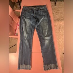 Flying monkey ankle distressed jeans size 27